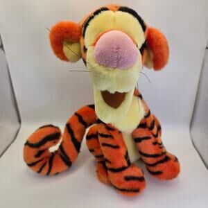 Disney Tigger Plush Winnie the Pooh 11" Stuffed Animal Orange Tiger Toy